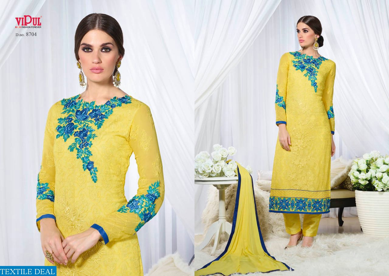 Vipul Dcat-87 Wholesale Trendy Straight long Suits catalog